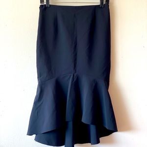 Black Asymmetric Zara Skirt